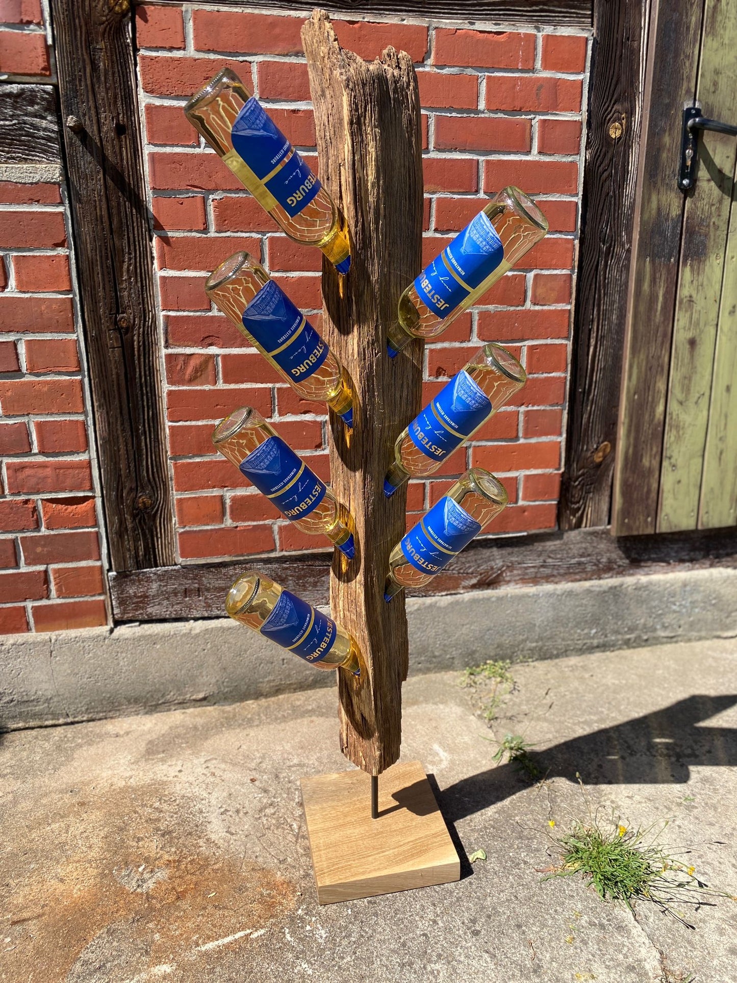 Weinständer Eichenpfall Rustikal