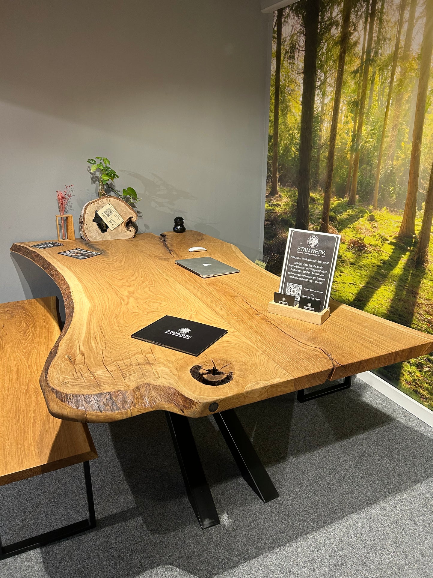 Massivholztisch Unikat. Ausstellungsstück